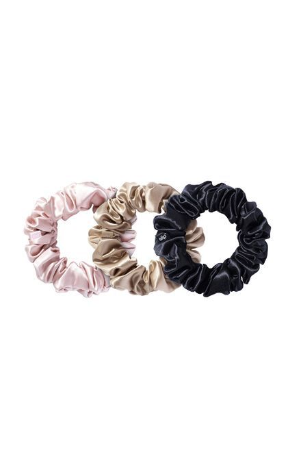 Large Scrunchie Pack of 3 (1 pink, x 1 caramel, x 1 black)