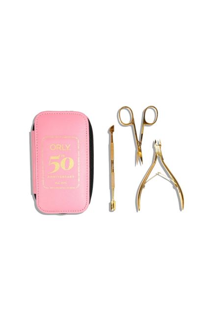 Gold Manicure Tool Kit
